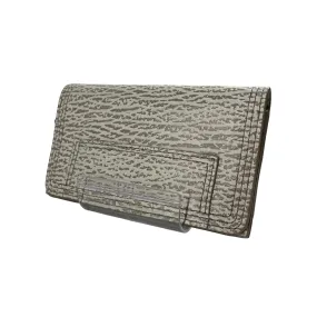 3.1 phillip lim/Wallet/Faux Leather/WHT/GRAY MARKINGS ON LEATHER