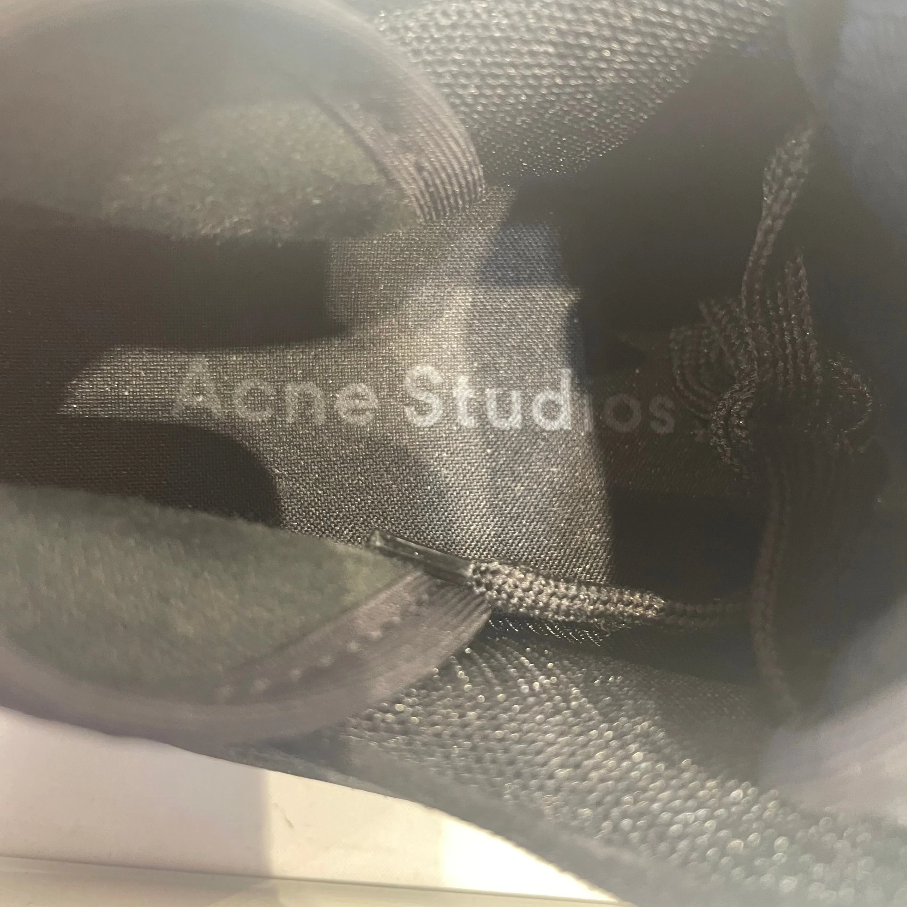 Acne Studios/Low-Sneakers/EU 37/Suede/BLK/Chunky sole suede