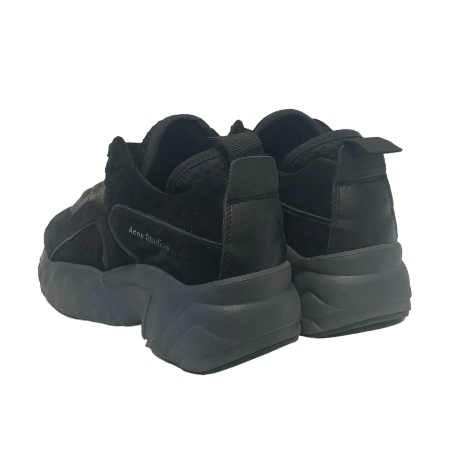 Acne Studios/Low-Sneakers/EU 37/Suede/BLK/Chunky sole suede