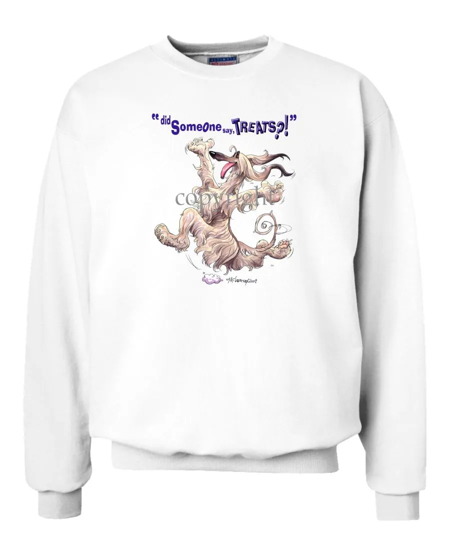 Afghan Hound - Treats - Sweatshirt