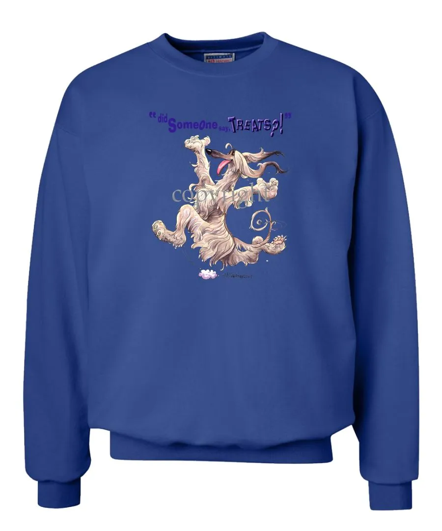Afghan Hound - Treats - Sweatshirt