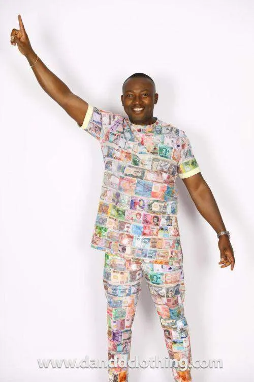 African Money print Design