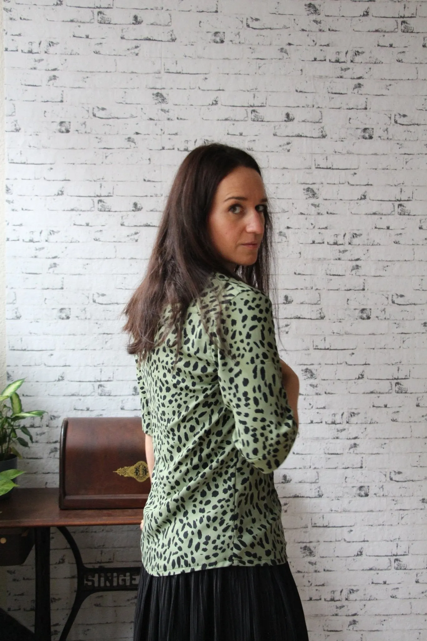 Anna- Bluse mit Biesen (Papierschnittmuster)