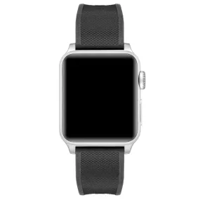 Apple Watch Silicone Band - Silver Hardware 45mm