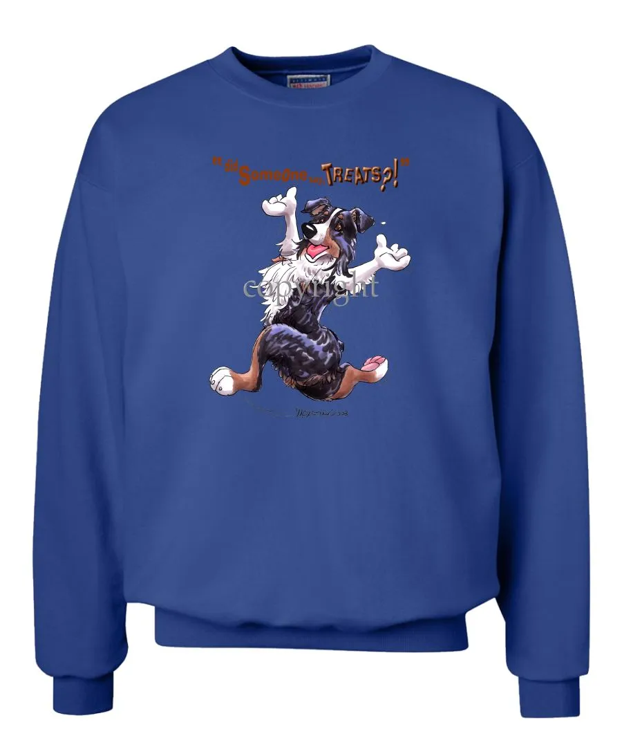 Australian Shepherd  Black Tri - Treats - Sweatshirt