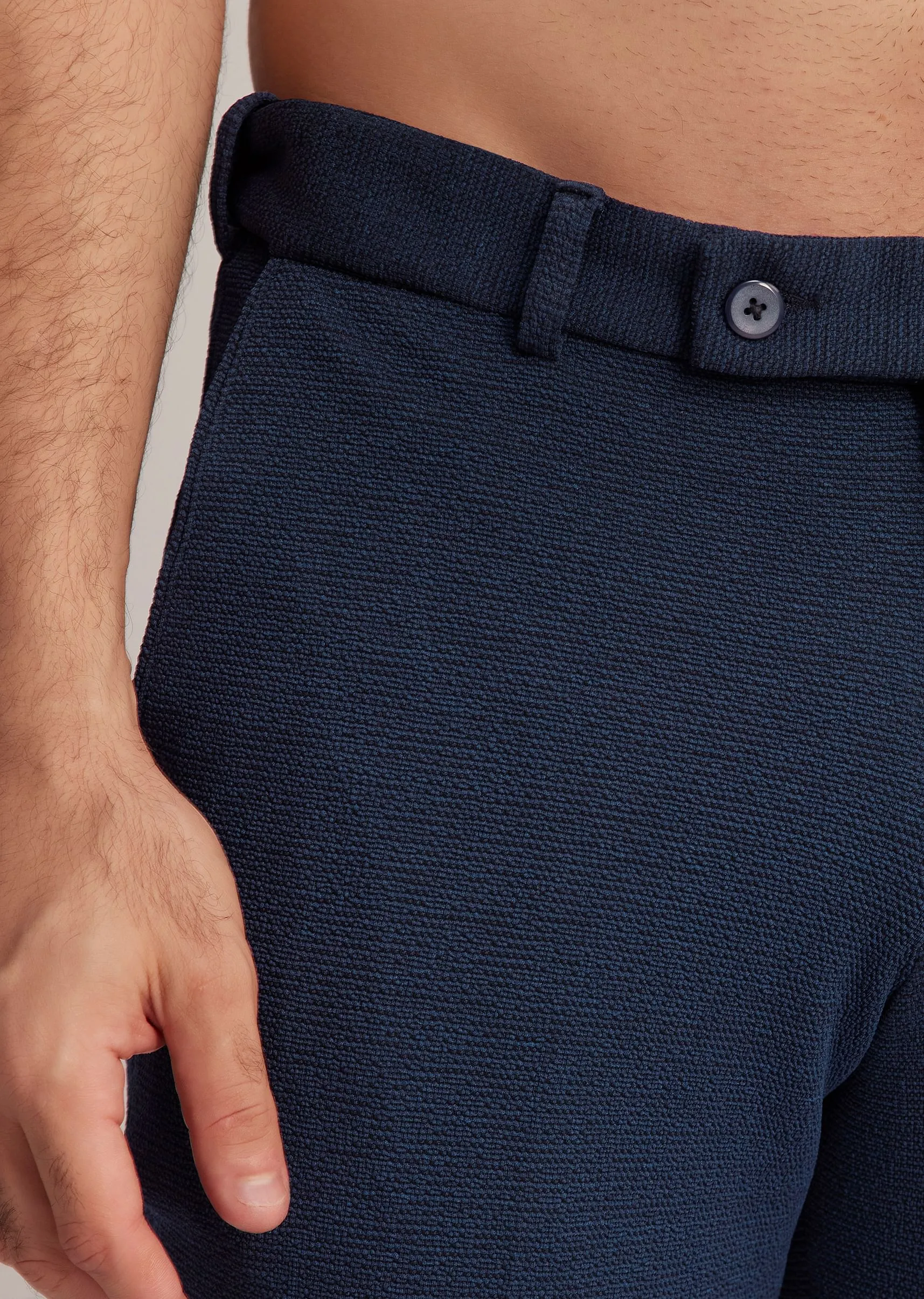 Blue Classic Bandhgala Suit