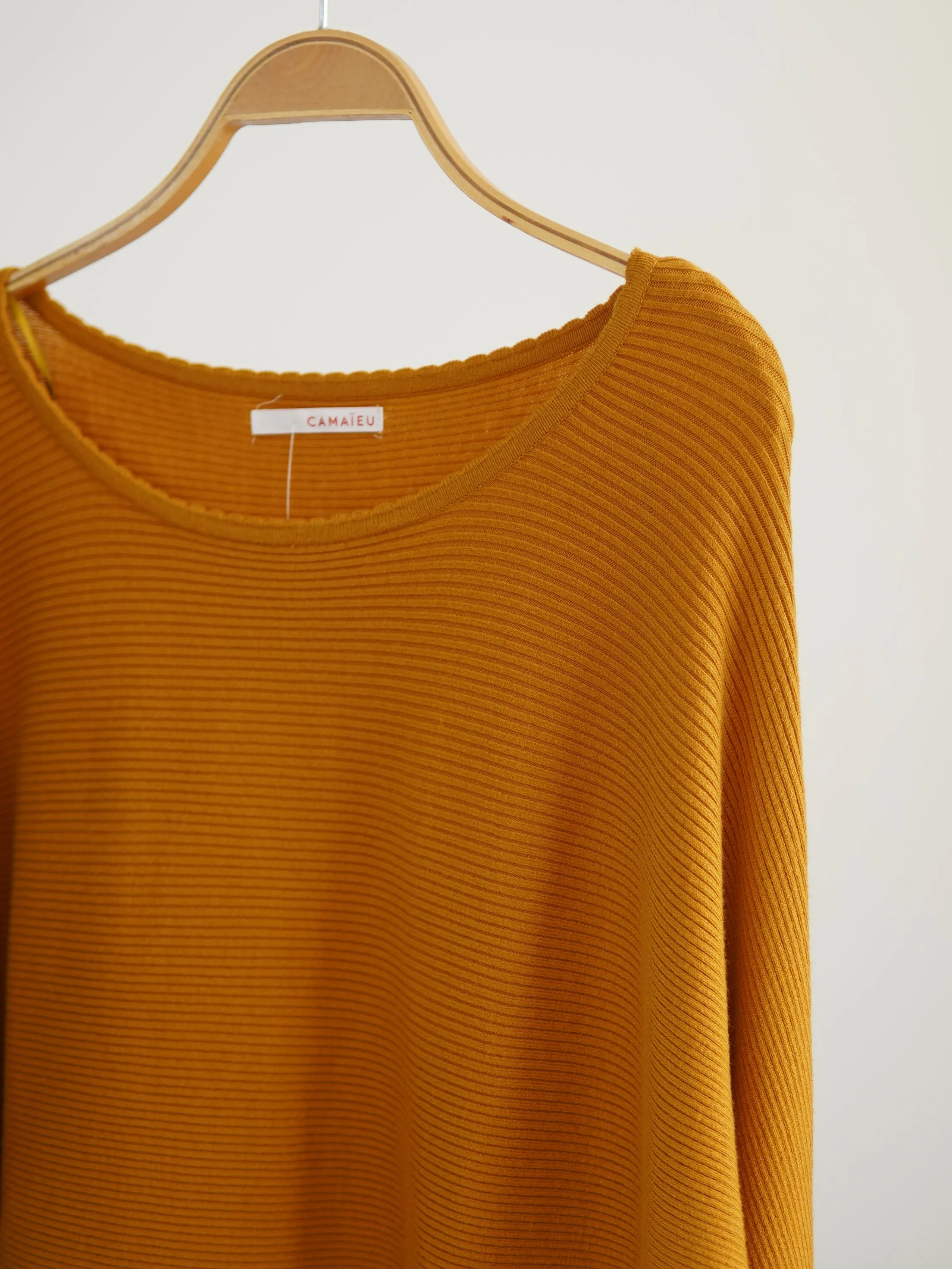 CAMAIEU Mustard Sweater