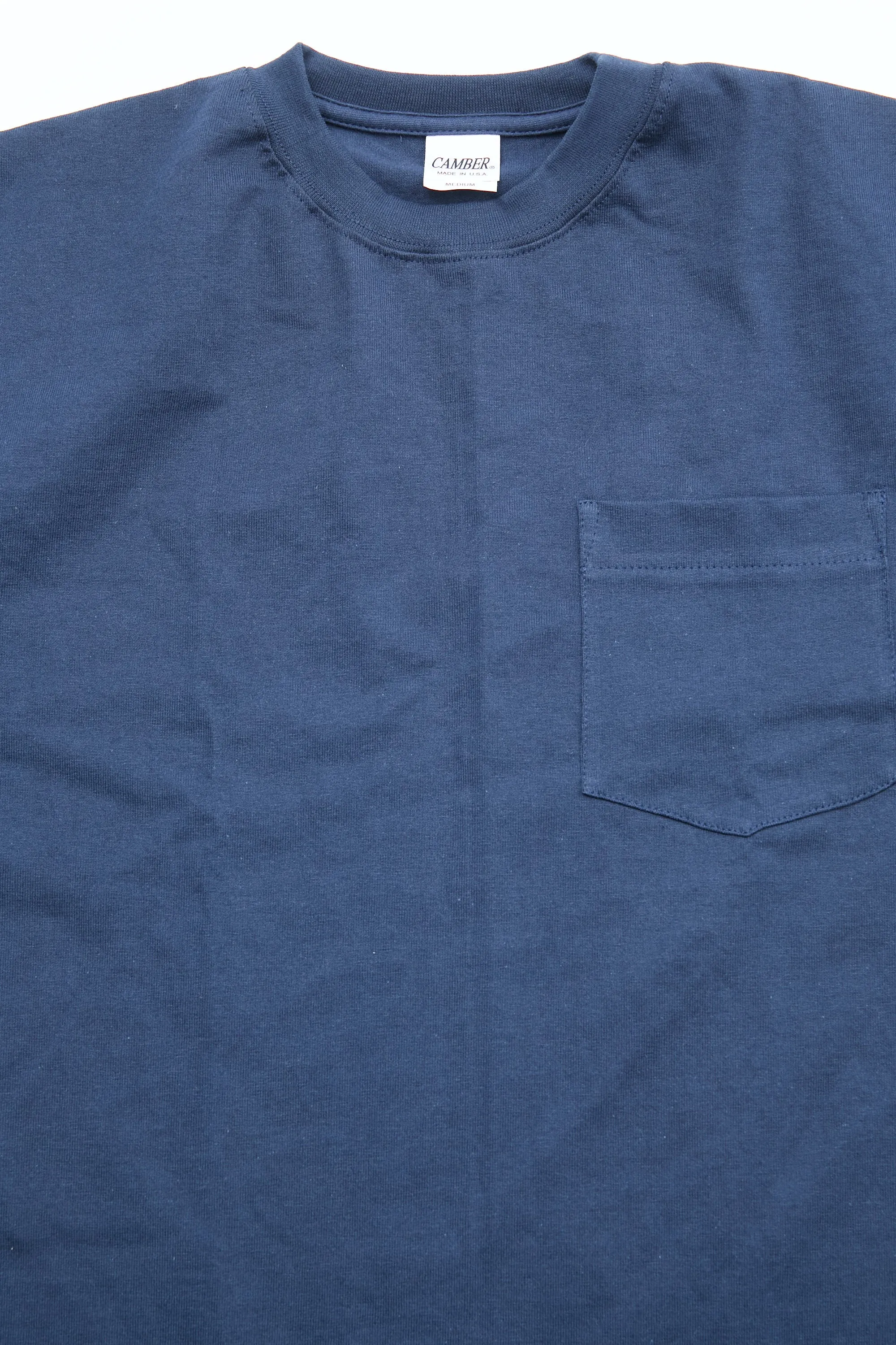 Camber Heavyweight Pocket T-Shirt #302 - Navy - Maximum Comfort & Durability