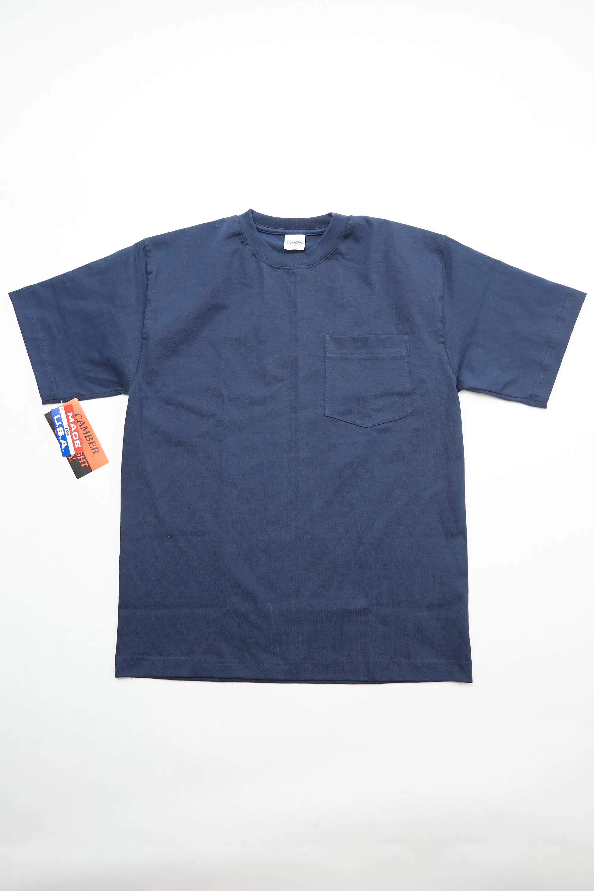 Camber Heavyweight Pocket T-Shirt #302 - Navy - Maximum Comfort & Durability