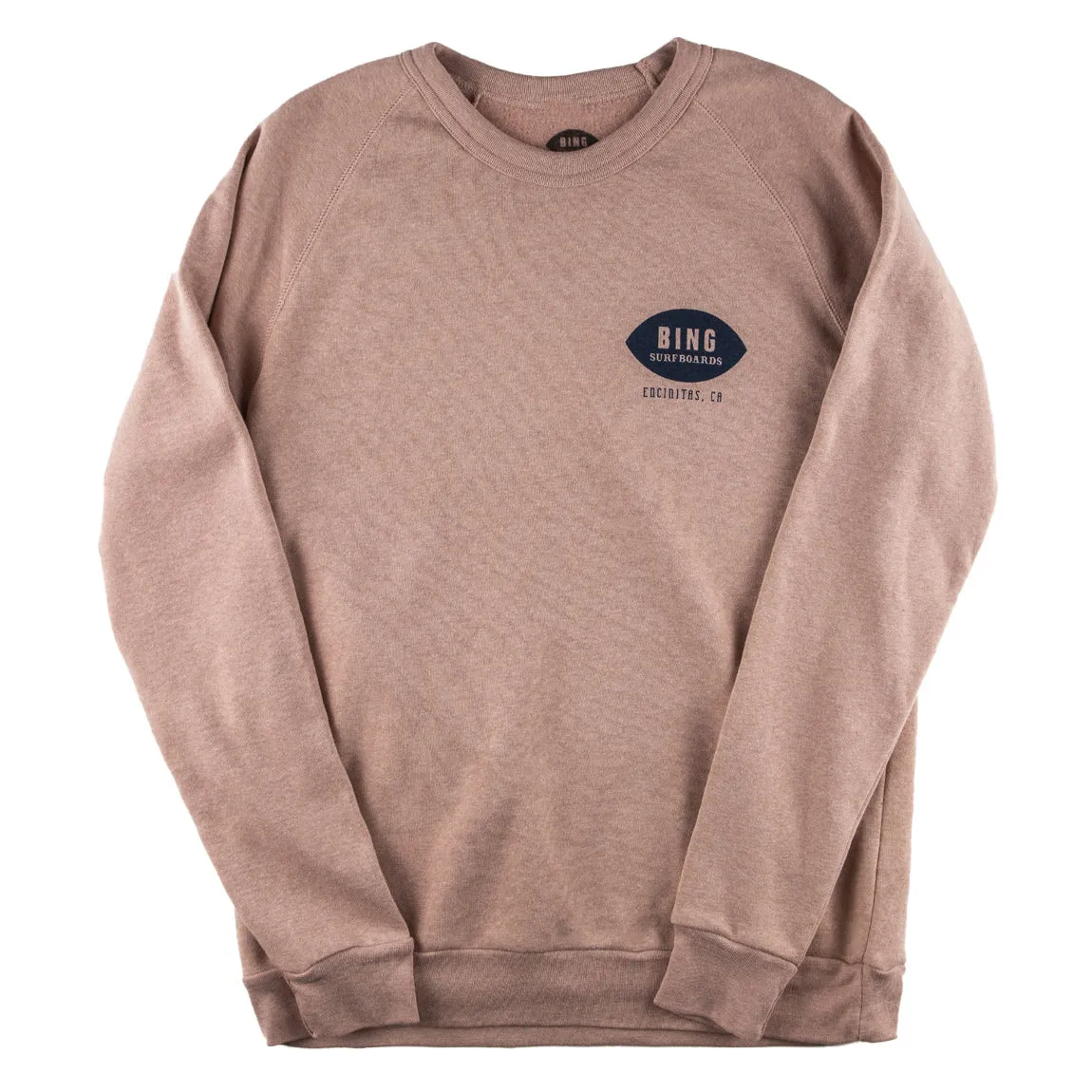 CLASSIC ENCINITAS Premium Crew Sweatshirt - Rose Quartz