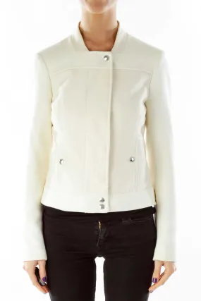 Cream Two-Tone Jacket