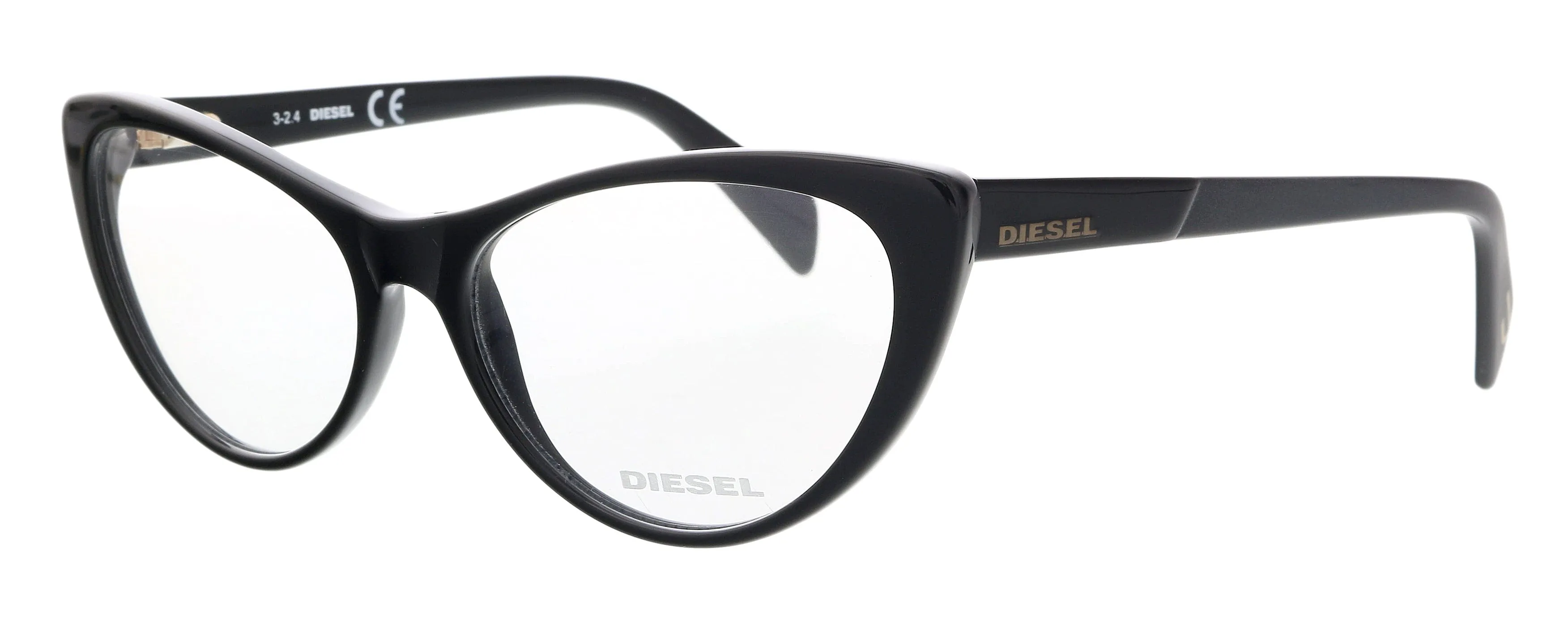 Diesel DL5113 Black Classic Cateye Eyeglasses