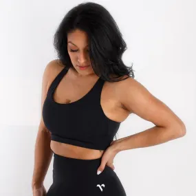 Endurance Sport Cross Bra- Jet Black