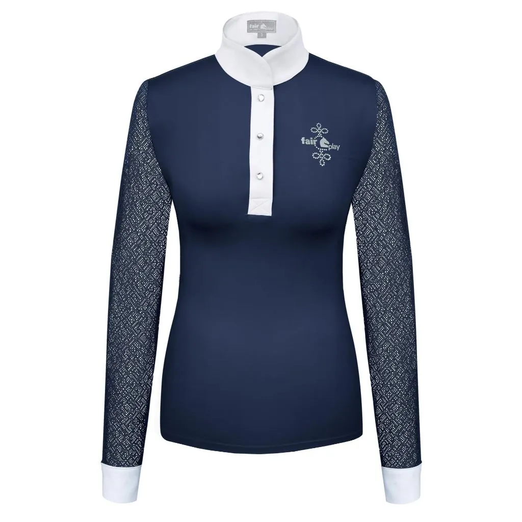 FairPlay Cecile Long Sleeve Shirt NAVY