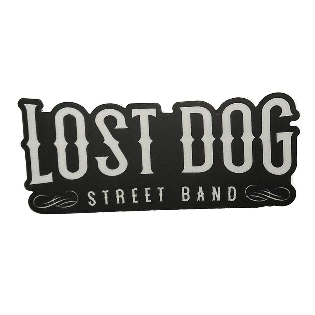 Lost Dog Street Band Logo Sticker (4.5")