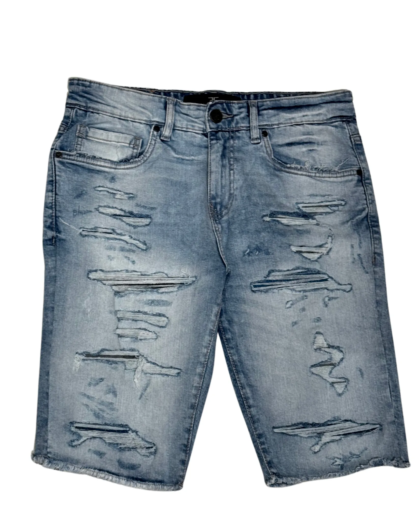 Madison Ripped Denim Short