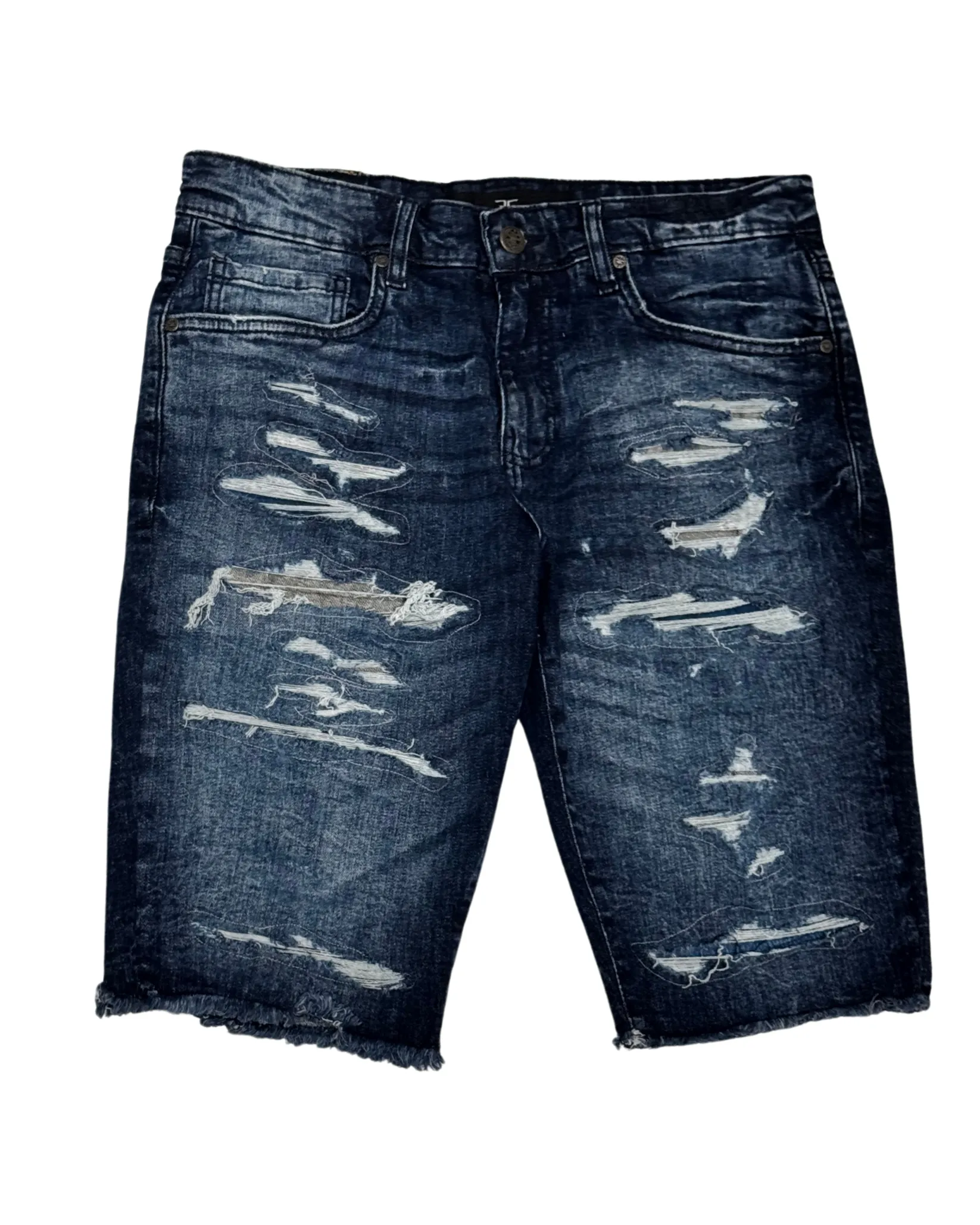 Madison Ripped Denim Short