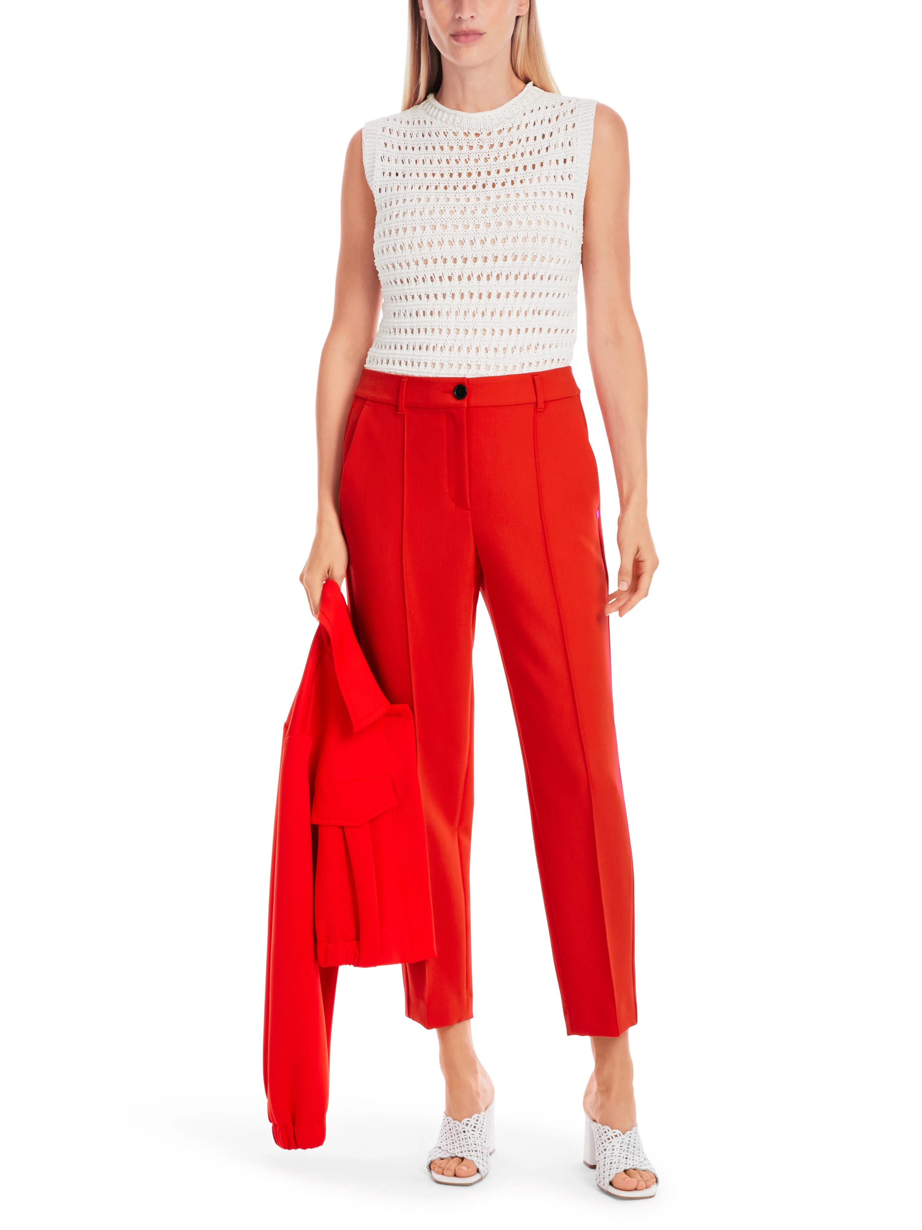 MARC CAIN Red Trousers