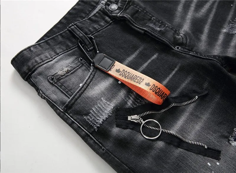 Men’s ripped jeans regular fit