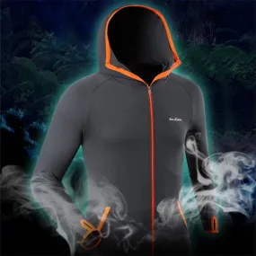 Outdoor Fishing Clothing Hooded Ice silk Men Jacket