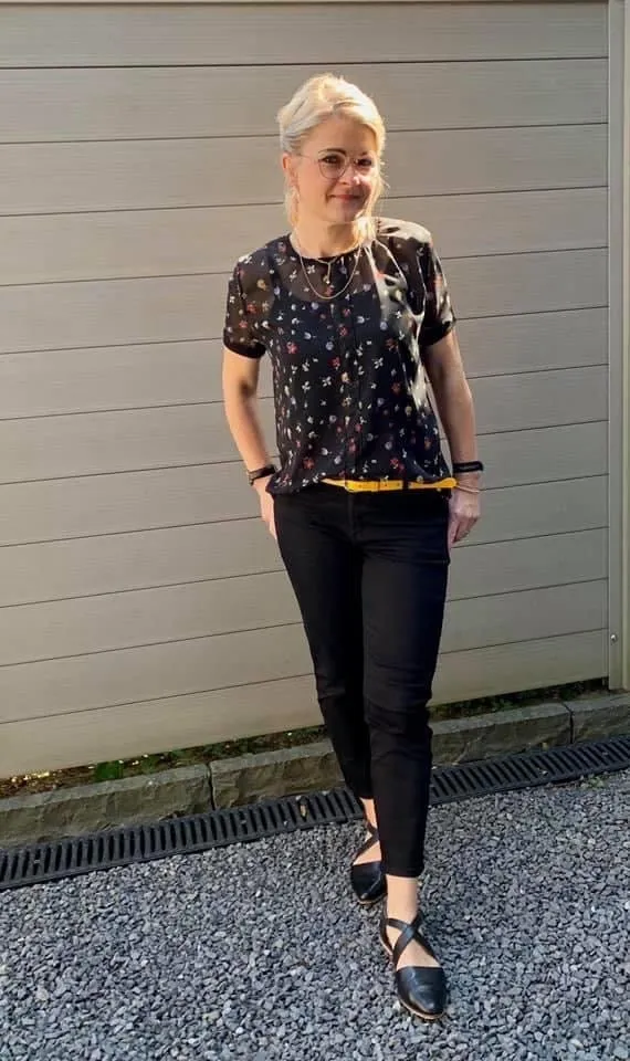 Paula - klassische Bluse mit cooler Quetschfalte (Papierschnittmuster)