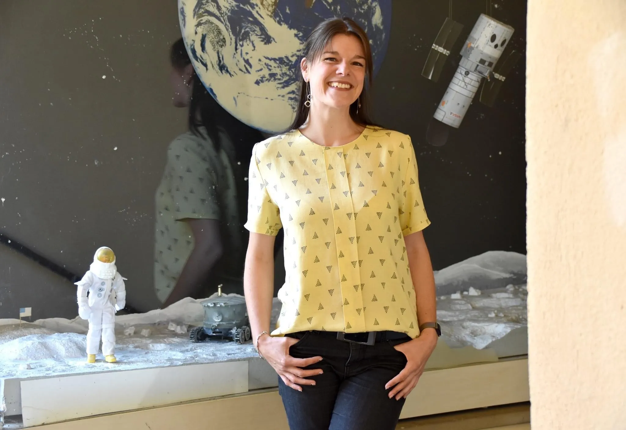 Paula - klassische Bluse mit cooler Quetschfalte (Papierschnittmuster)