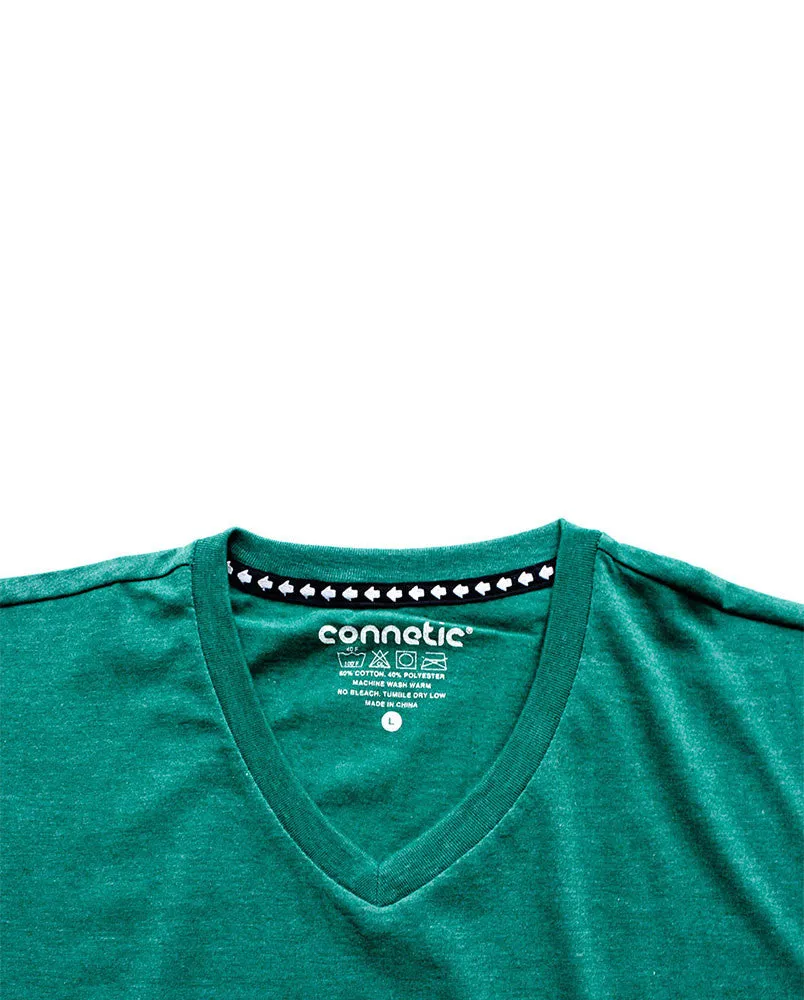 Premium V-neck Tee - Forest Green