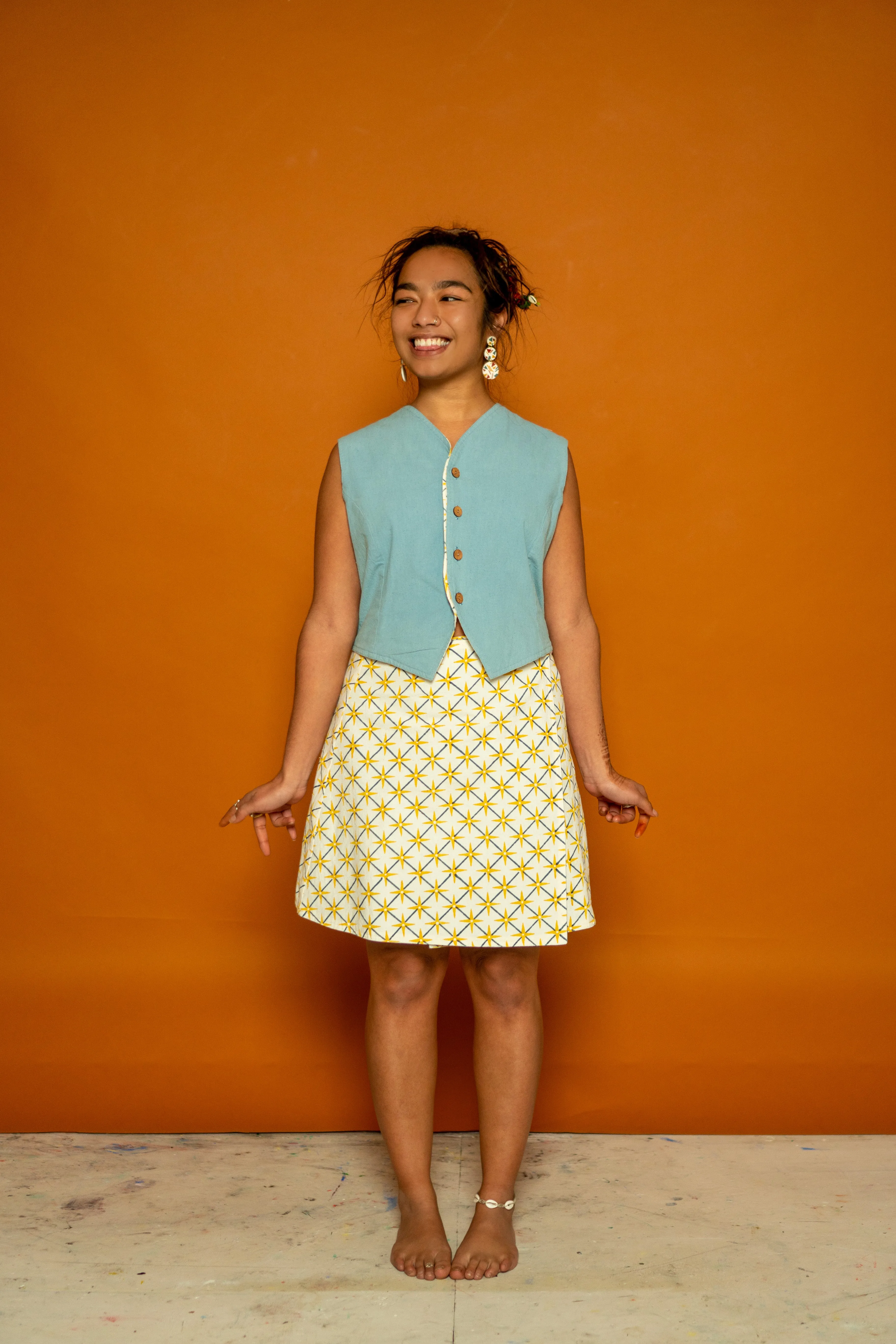 Reversible Vest - Star Print