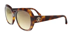 Roberto Cavalli RC989S 52G TSEEN Medium Havana Round Sunglasses