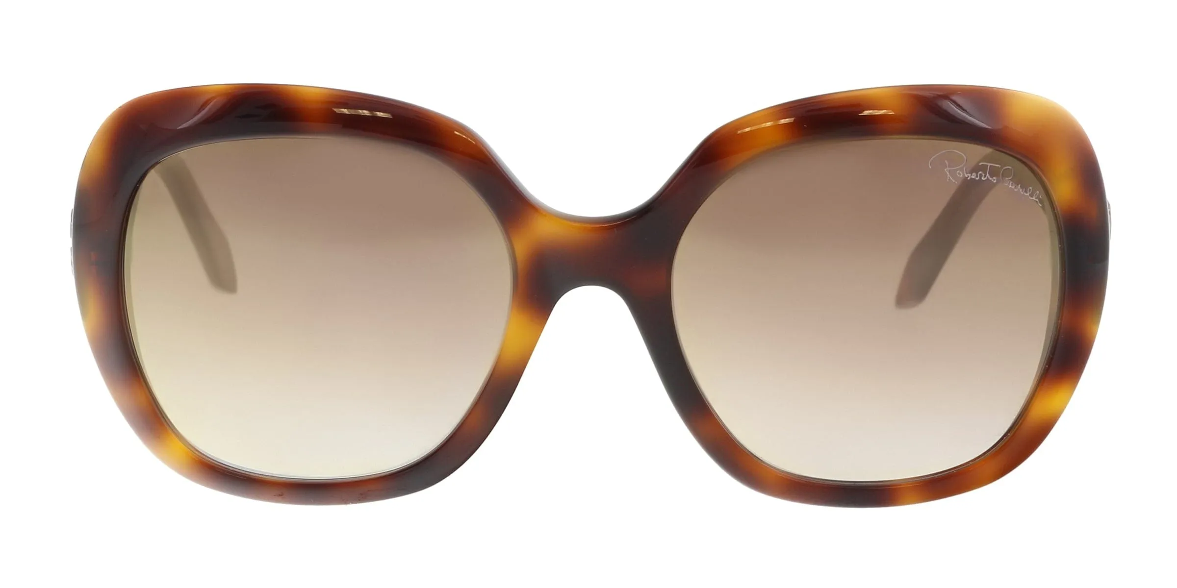 Roberto Cavalli RC989S 52G TSEEN Medium Havana Round Sunglasses