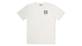 SPORT BEAR LOGO T–SHIRT - BRIGHT WHITE / ICEBERG GREEN