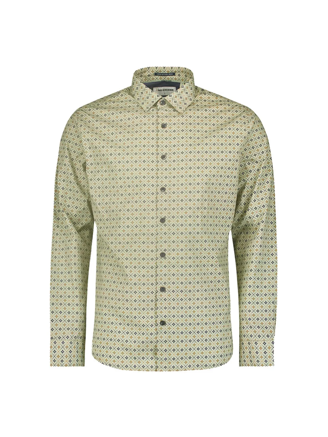 Stylish Shirt with All-Over Pattern | Smoke