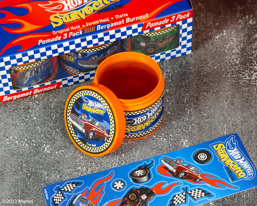 Suavecito x Hot Wheels Pomade 3 Pack