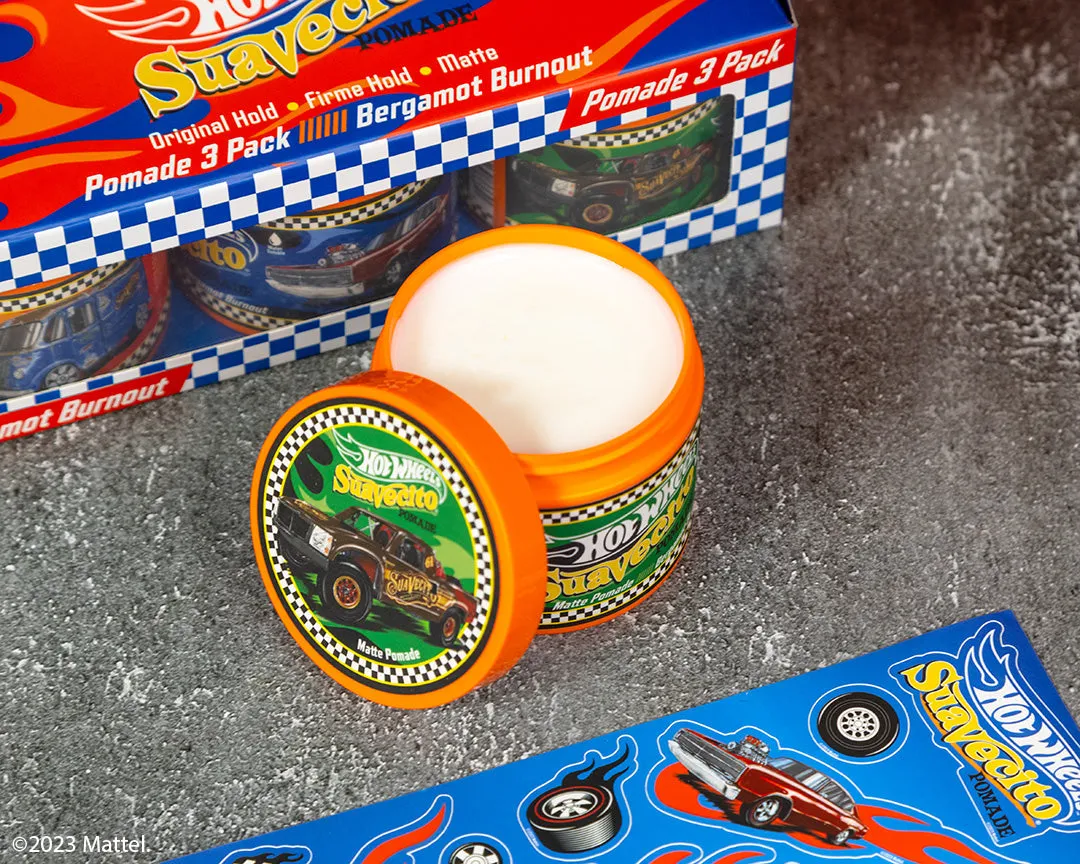 Suavecito x Hot Wheels Pomade 3 Pack