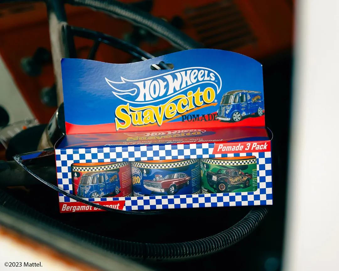 Suavecito x Hot Wheels Pomade 3 Pack