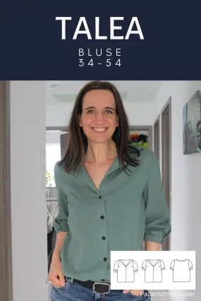 Talea - Bluse mit Umlegekragen (Papierschnittmuster)