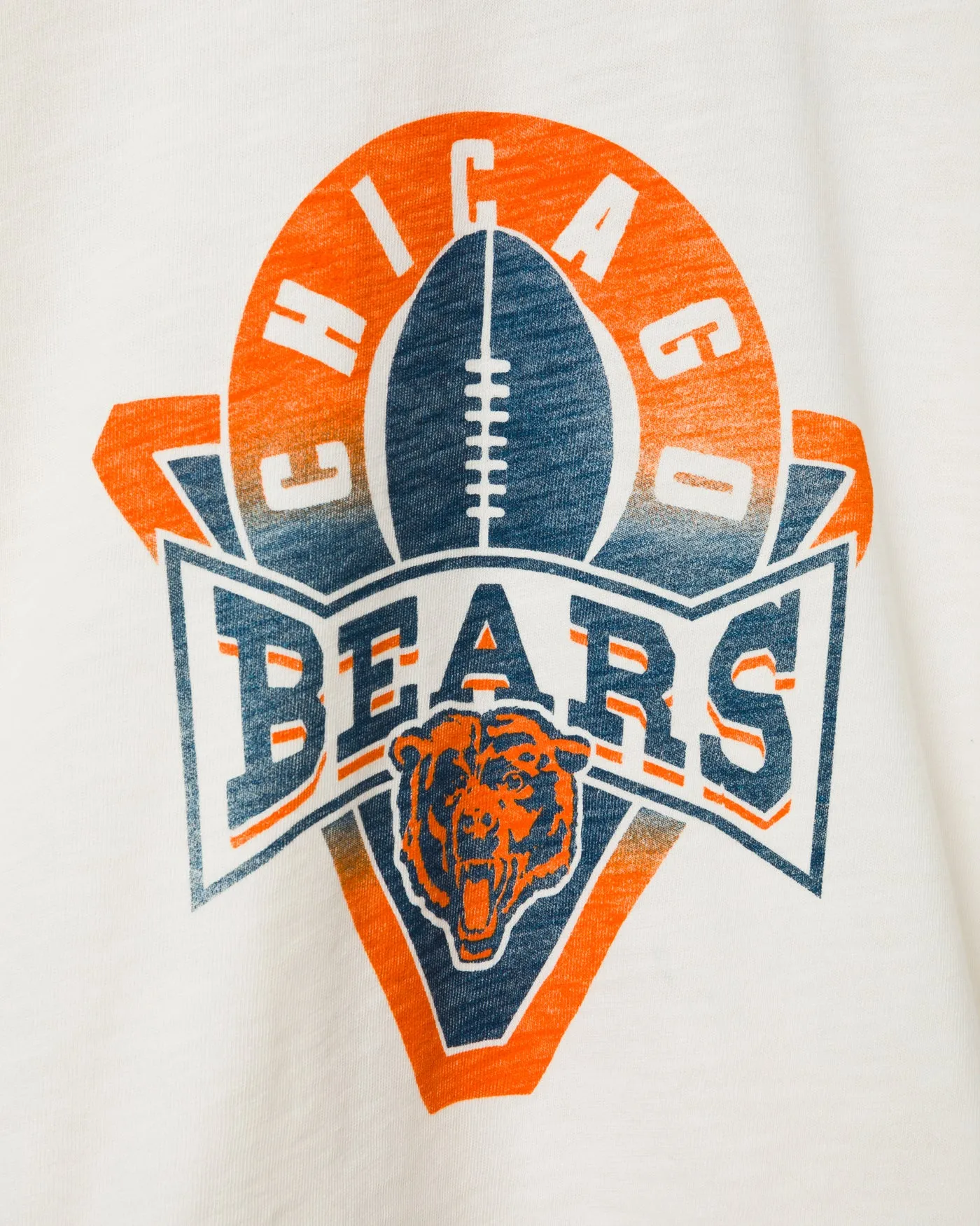 Women's Chicago Bears Mock Neck Crop Tee