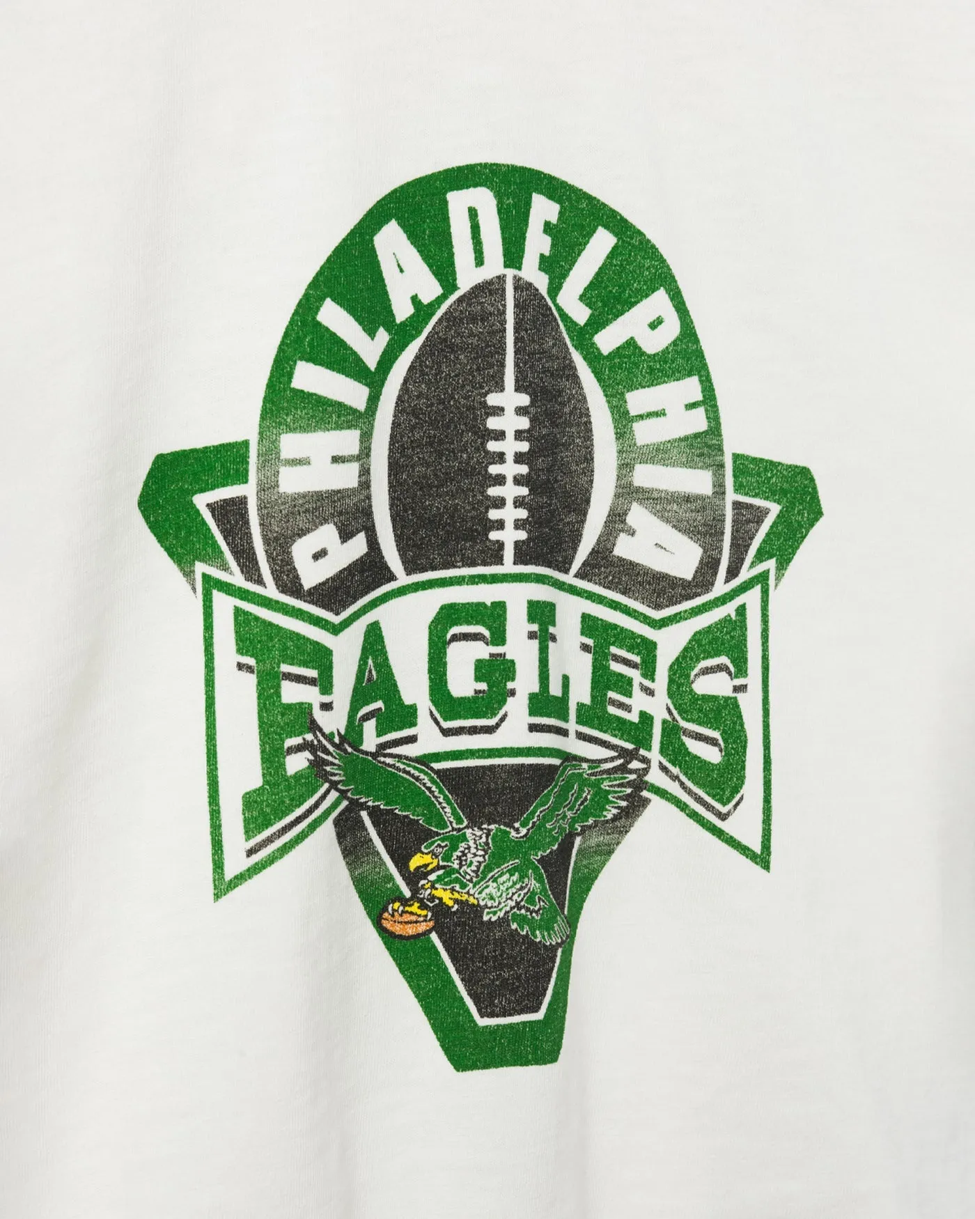 Women's Philadelphia Eagles Mock Neck Crop Tee