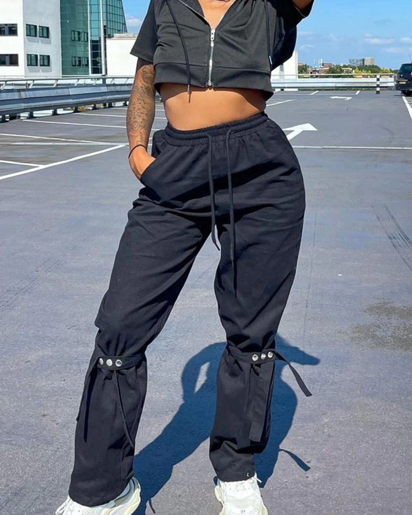 XXIII Women's Hailey Tie Pant Black